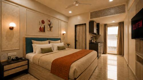 Sanganer Apartment | Bodhi People Luxury 1RK Studio with Balcony & Pool near Airport