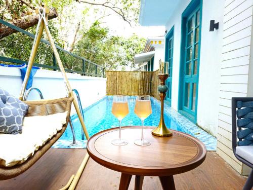Siolim Hotel | DanCenter Iksana Villa Siolim | 3BHK | Pvt Pool | Goa