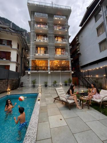 Kasol Hotel | Hotel Asiia Holiday with Swimming Pool -Central Heated and Air Cooled, Near mall road