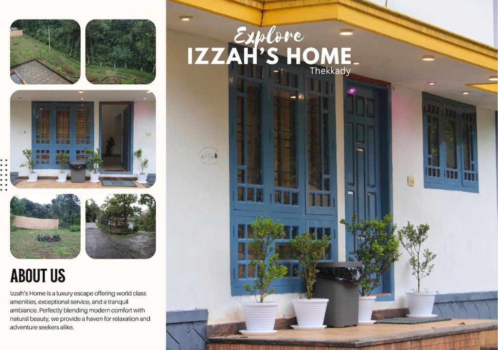 Pirmed House | Izzah's Private Home with Garden Thekkady