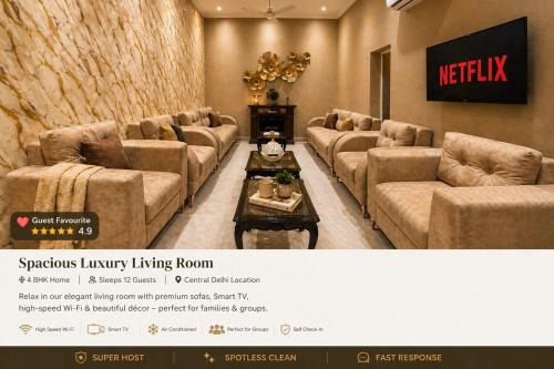 Patel Nagar Apartment | Luxury 4BHK Near BLK & Ganga Ram Hospital