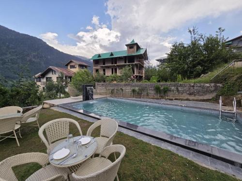 Manali Resort | Smugglers Resort #Mountainview #Swimmingpool #AC #Playingzone