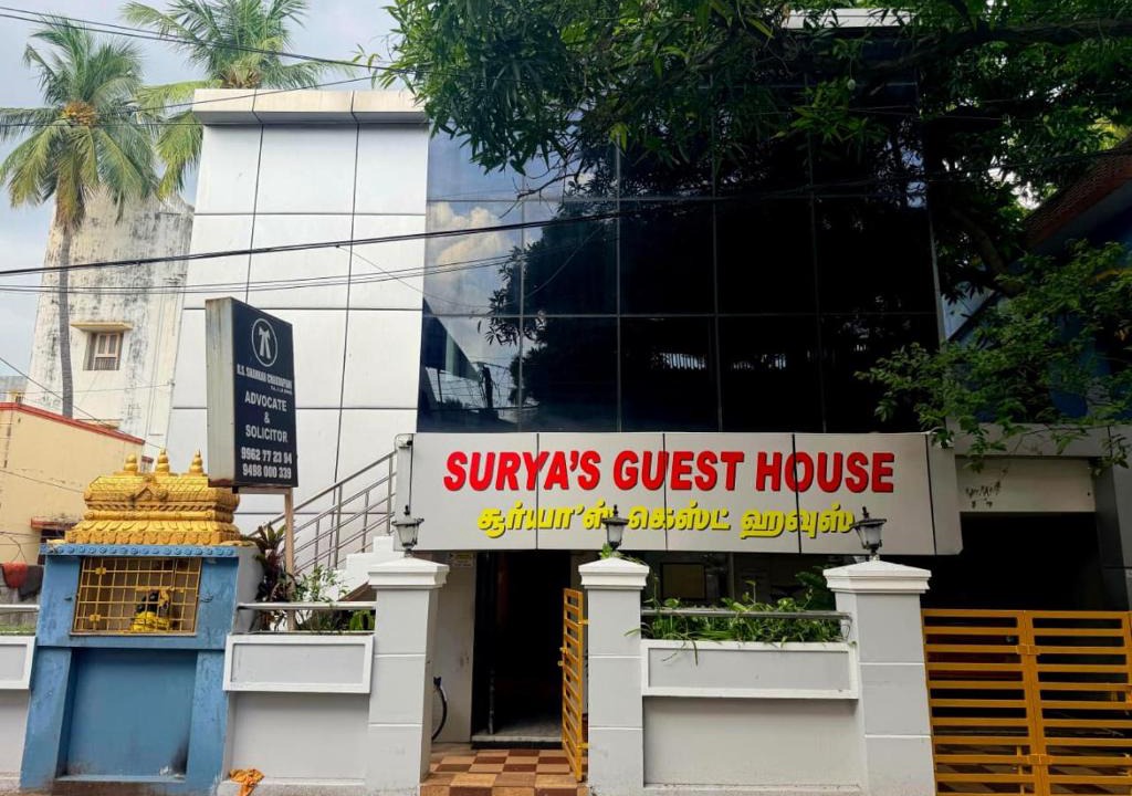 Nanganallur Hotel | Surya's Guest House - Near Chennai Airport