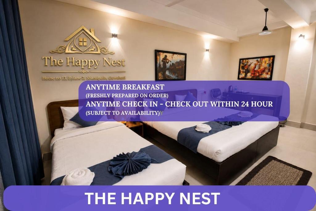 Sualkuchi Hotel | The Happy Nest- A Boutique Stay only 7 mins from Nemcare, Apollo, Physicswalla, Allen