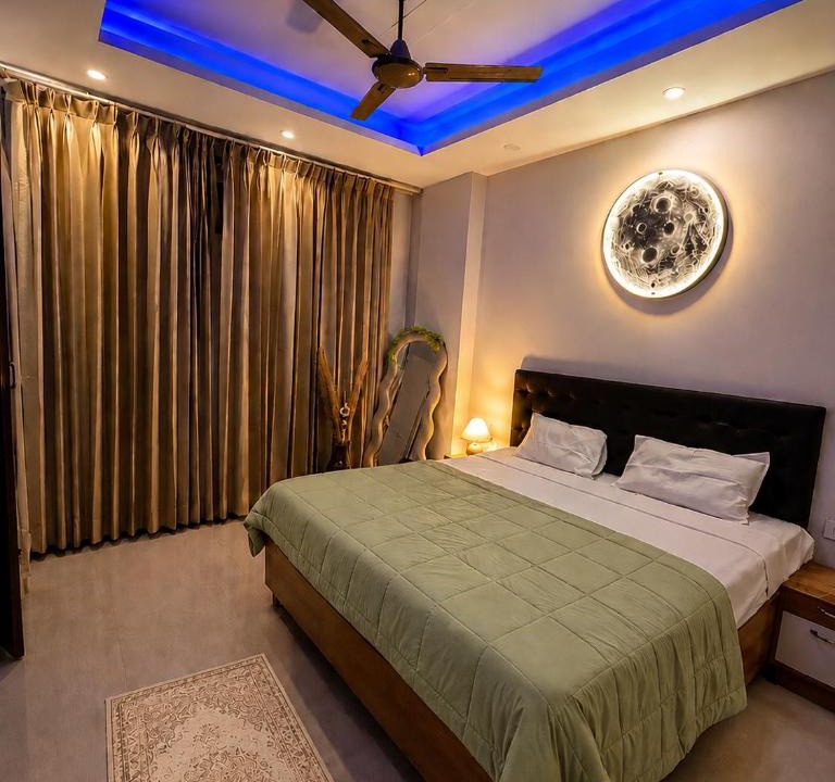 Haridwar Apartment | The Shrinam Stays Luxury Retreats ,Private 1BHK &Near Secret Waterfall