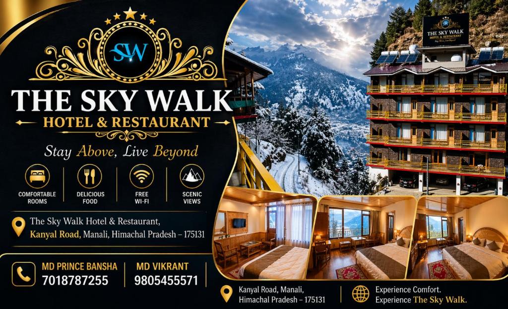 Manali Hotel | The sky walk