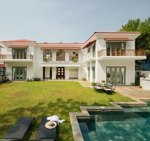 Siolim Villa | Villa Mandarina by The Blue Kite - 4BHK Standalone Luxuxy Villa in Assagao with Large Private Pool, Pool Table, Kids Play Area, Garden, Caretaker & Security