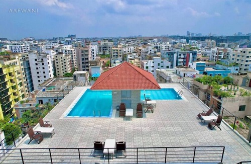 Basundhara Residential Area Apartment | 250sqft 4 Economy Stay Pool & Gym