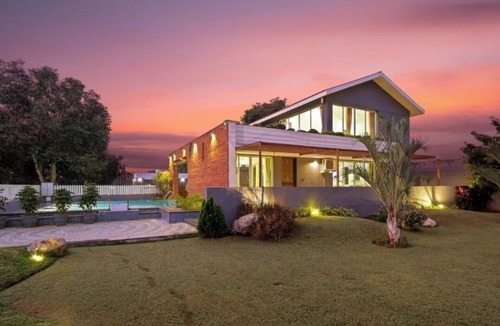 Borsad House | A beautiful & Green Farmhouse with a private Swimming pool & Garden .