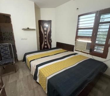 Chandigarh House | AC Room with attached bathroom and kitchen access