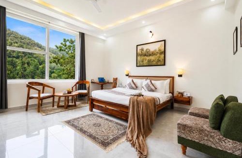 Kuthar Villa | Alaya Stays Gable Pine 5 BHK Cottage with Plunge Pool amid Mountains