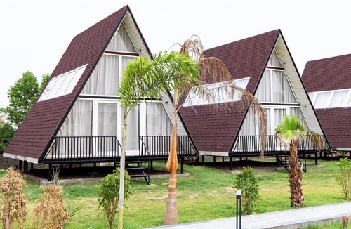 Faridabad Villa | Alaya Stays Malik Farms Wooden Cottages