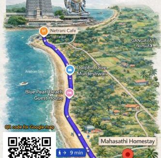 Murudeshwara Apartment | BEACH SIDE HOMESTAY Murdeshwar R-2