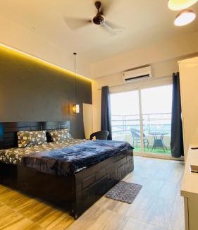 Greater Noida Apartment | Black door