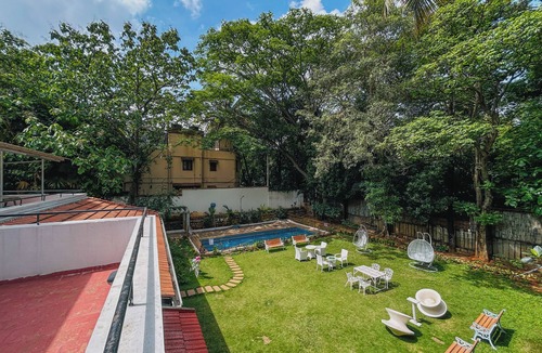 Palm Meadows Villa | Casa blu 4BHK Spacez Pool & Garden Villa