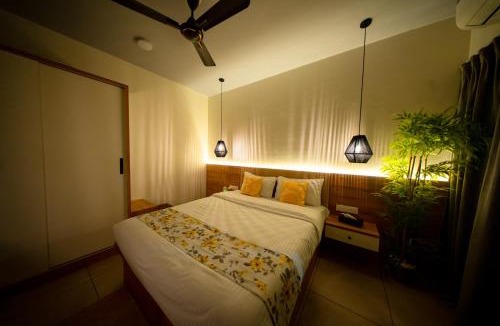Siolim Apartment | Casa Luma 1BHK Furnished Siolim Swimming Pool Jacuzzi Sauna