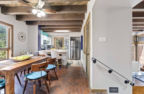Nambe Pueblo House | Casita Cotón - 2 bed, 2 bath, sleeps 6. Mountain Views