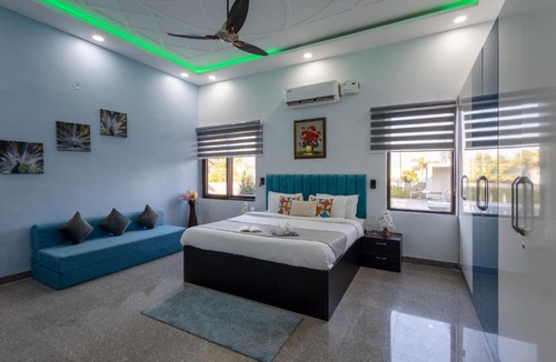 Taoru Villa | ELIVAAS Signature Aarul Farm 3-BHK Pet-friendly With Kids Room, Pvt Pool, Gazebos & Game Zone