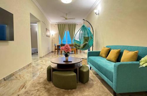 Serilingampally Apartment | Evara Grand Vista Fully Equipped 3BHK near AMB