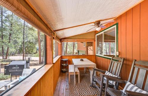 Strawberry House | Forest Views & Fire Pit: Cozy Pine Cabin