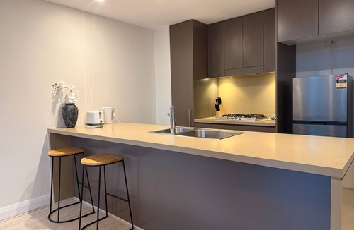Sydney Olympic Park Apartment | High Ceiling Loft w/Private Garden Terrace & Parking - 1min to Stadiums
