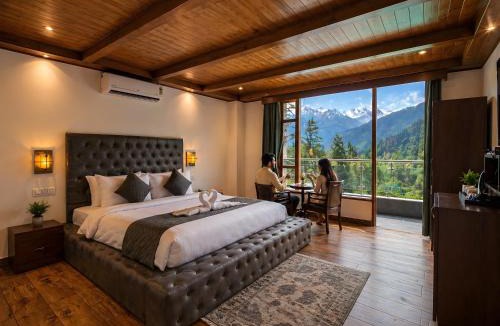 Kasol Hotel | Hotel Asiia Holiday with Swimming Pool -Central Heated and Air Cooled, Near mall road