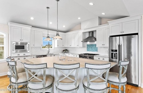 Harvey Cedars House | Immaculate Pool/Elevator 5 bedroom, 4 bath home w/outdoor living space/fire pit