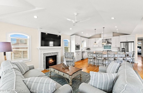 Harvey Cedars House | Immaculate Pool/Elevator 5 bedroom, 4 bath home w/outdoor living space/fire pit