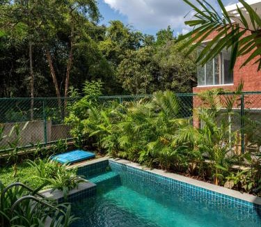 Siolim Villa | La Avila by The Blue Kite - 2 BHK Villas near Morjim Beach & Thalassa with Private Pool, Kitchen, Balcony & Security