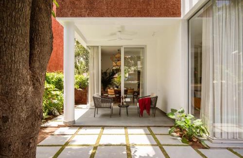 Kudal Villa | La Donaira by The Blue Kite - 2 & 3 BHK Villas with Private Pool Garden & Kitchen 10 mins to Vagator & Morjim Beach