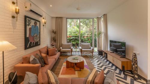 Kudal Villa | La Masillia by The Blue Kite - 2 BHK with Private Pool, 15 mins from Morjim Beach, Wifi, Peaceful location, Kitchen, Security, Patio