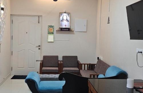 Thiruvananthapuram Apartment | LausDeo1 self checkin 2BHK AC corner flat top floor