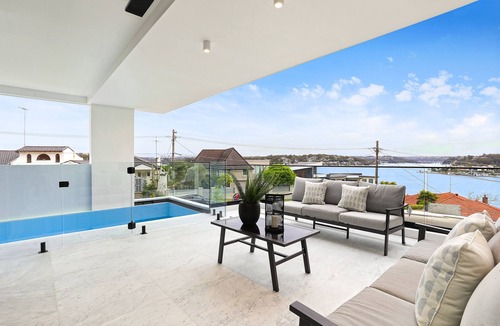 Kyle Bay House | Luxury Waterside Home - with pool and bay views! Near cafes & shops