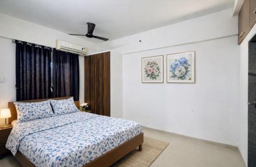 Tirupati Apartment | New Spacious 2BHK apartments in Tirupati Near Railway Station with fully equipped kitchen, AC bedrooms, Washing Machine, 24 hours water, caretaker service, and ample space for car parking & ideal for families and pilgrims