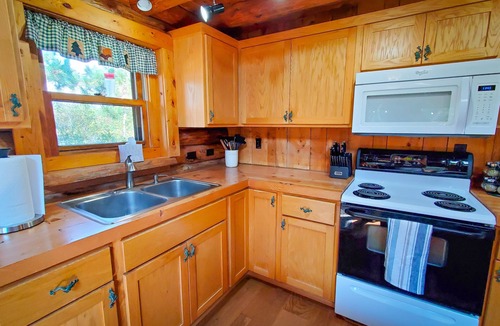 Long Lost Lake Cabin | Pristine Log Cabin on 600' of Lake Shore.