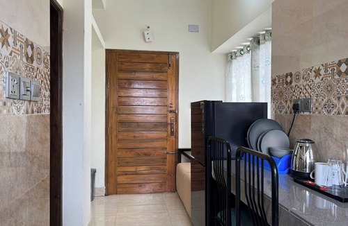Basundhara Residential Area Apartment | Roof top One Bed Fully Furnished Apartment with Kitchen, small Living & Bathroom