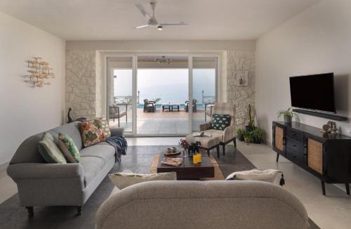 Thakursai Villa | SaffronStays Blue Infinitum Lakeview, Pawna