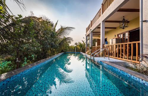 Daund Villa | SaffronStays Happy Fields - Swimming pool farmhouse with farm views, hammocks & farm-to-table dining near Pune