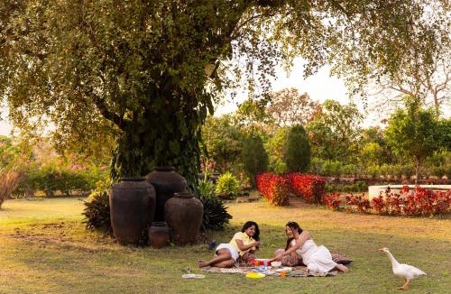 Karjat Villa | SaffronStays Sanvina Farm - A Signature Series Riverside Villa, Karjat