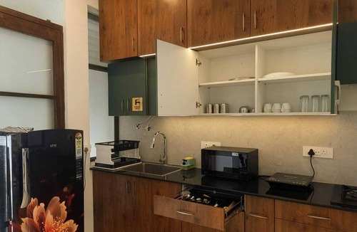Kalapettai Apartment | Sea Breeze Villa- Azure, a 2-bedroom apartment with AC in charming Puducherry