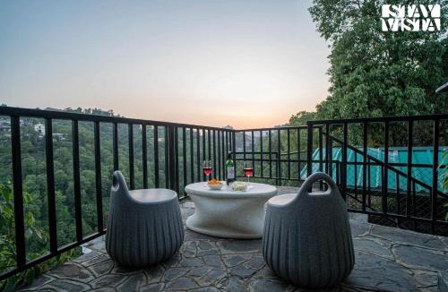 Mussoorie Villa | StayVista at Alpine Bliss - Home Theatre, Bonfire