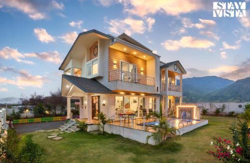 Lonavala Villa | StayVista's Kaarma Villa - Valley-View Villa with Outdoor Pool, Lawn featuring a Gazebo & Machan