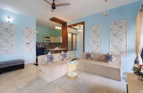 Hosur Apartment | The Blue Orchard Private Pool Lawn 1hr HSR