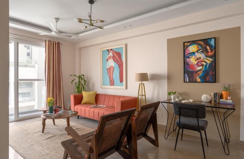 Green Park Apartment | The Urban Nest by The Blue Kite - 3BHK Spacious & Modern Apartments With Kitchen & Wifi