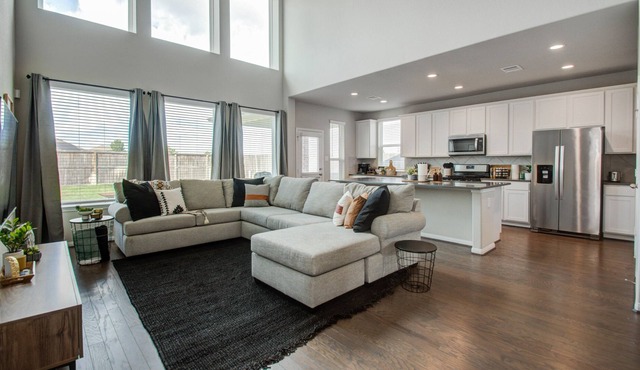 20ft high ceiling Modern 2 story Farmhouse retreat in Spring