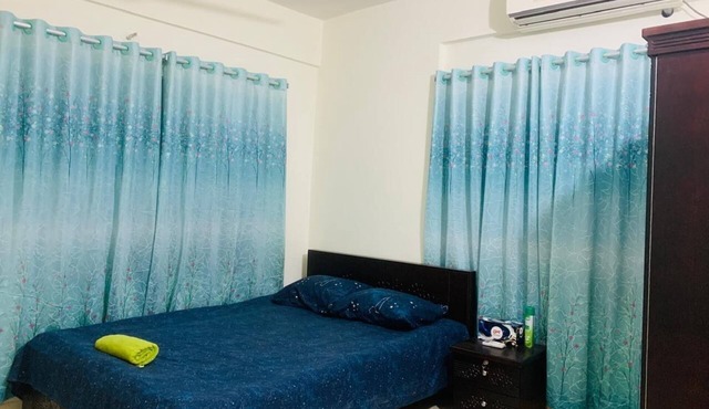 3-bedroom apartment in enchanting Dhaka with Full Furnished Apartment