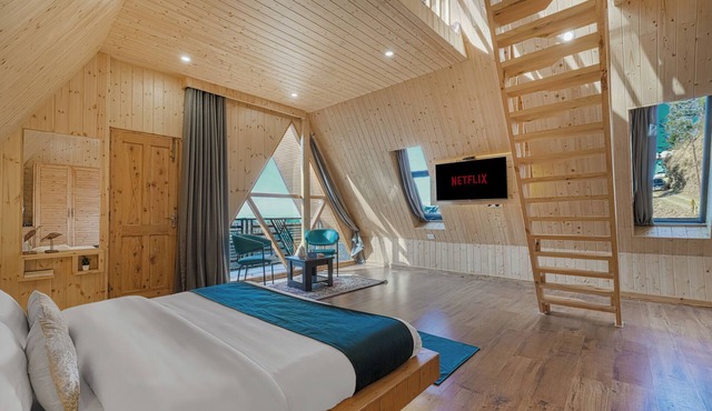 A-Frame Villa Kufri - Forest Stay + Bonfire