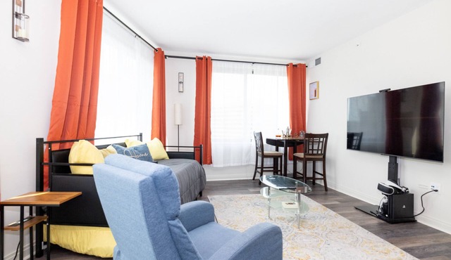 DTSS LuxePad w/PS4 VR + Rooftop Pool + 360 DC Views Lounge + Gym + Streaming TV in Silver Spring