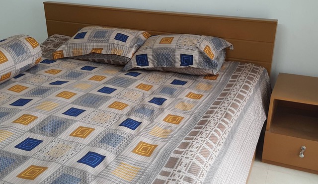 Dwelling Furnished Flat 2-Bedroom Apartment at Uttara with Wifi, AC,