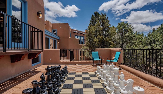 Grand Vistas and Outdoor Spaces, Home Gym in Santa Fe
